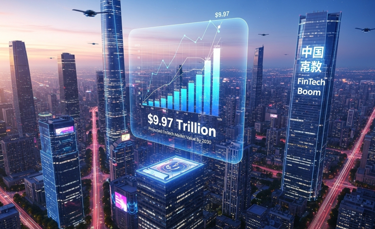 China’s Fintech Market Projected To Reach $9.97 Trillion by 2030