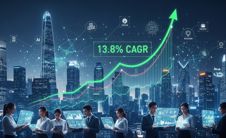 China’s Fintech Industry Booms With Projected 13.8% CAGR